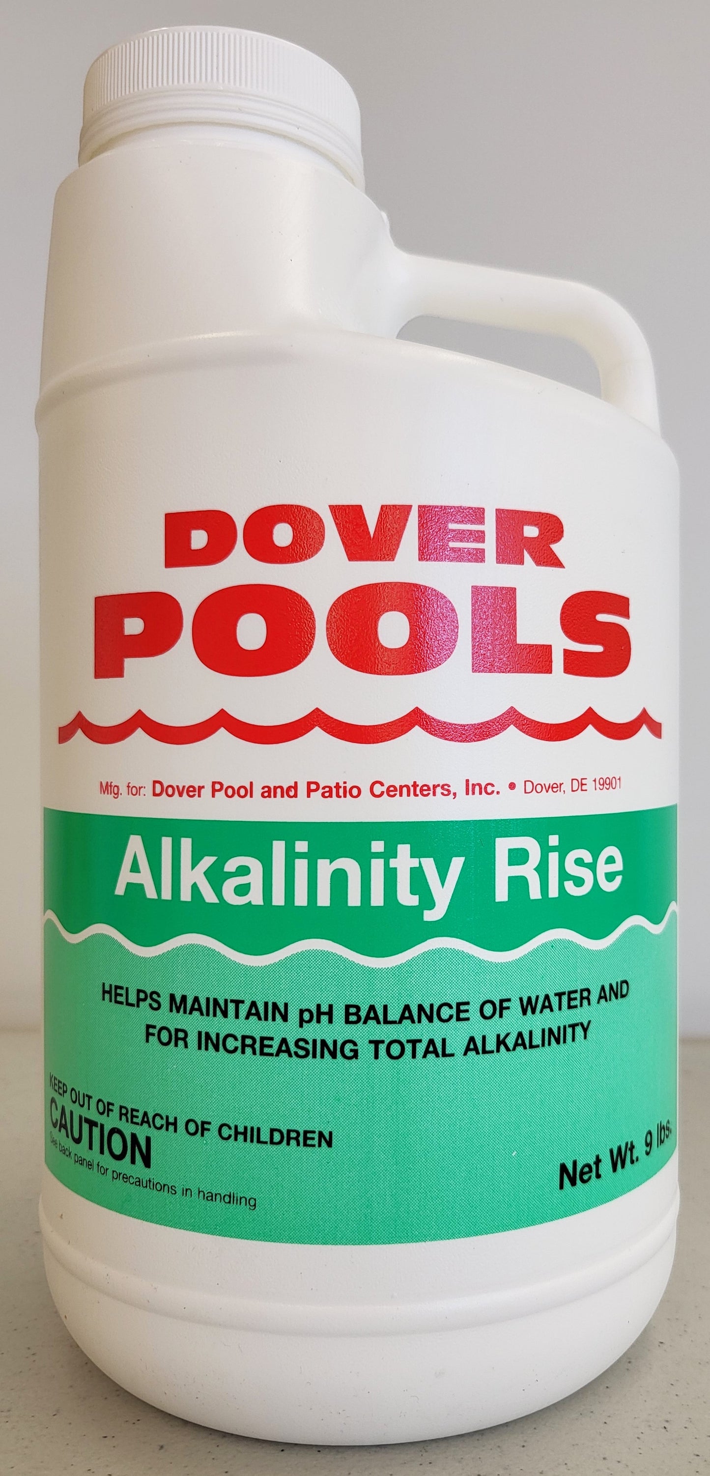 DOVER POOLS ALKALINITY RISE